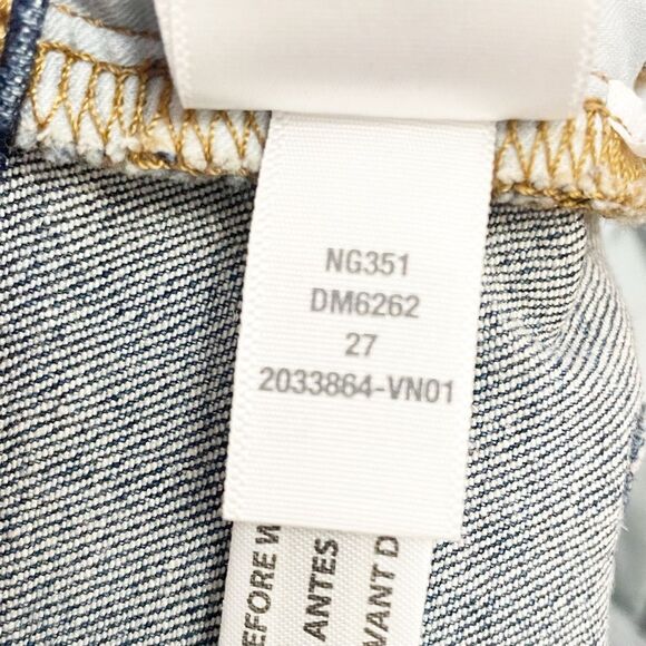 Madewell Cali Demi-Boot Jeans Kick Flare Crop Glenside Medium Wash Size 27 | 4 - Picture 13 of 14